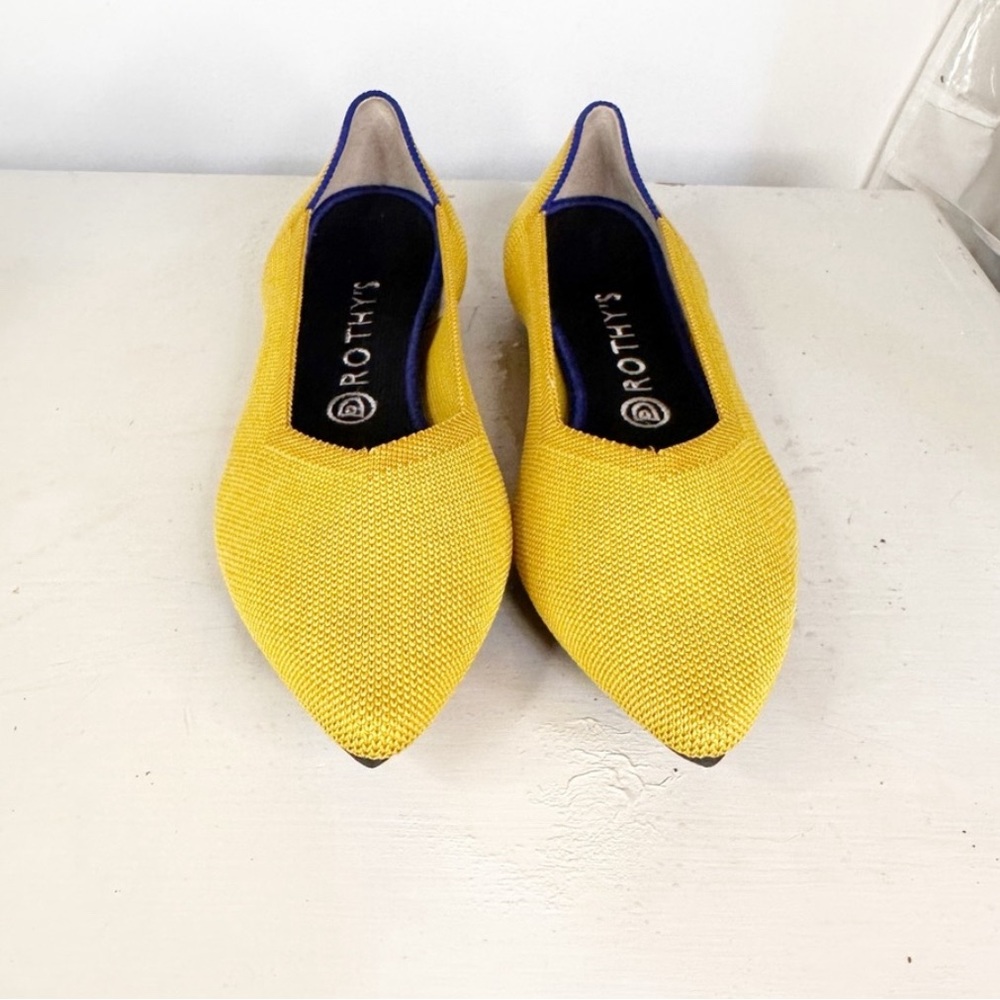 #761 Rothy’s Pointed Flats says size 10 but fit like a 8 they are mismarked. - Picture 7 of 12